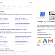 Google My Business Produkte