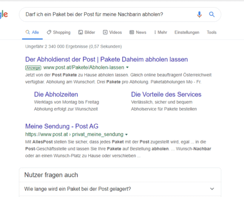 Google Update Bert - Suche vor dem Update
