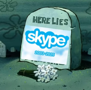 Skype Grabstein Meme