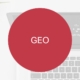 "GEO" in rotem Kreis